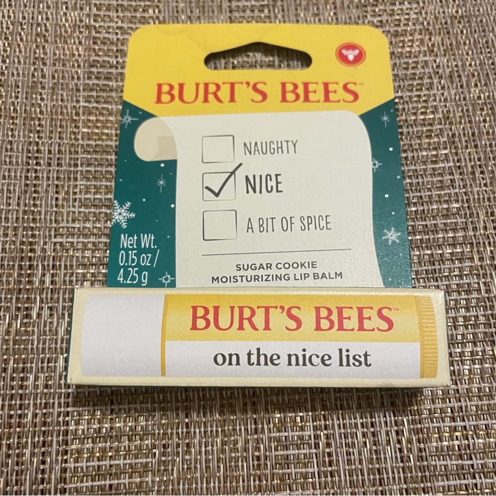 Burt’s Bees “Nice List” Sugar Cookie Lip Balm